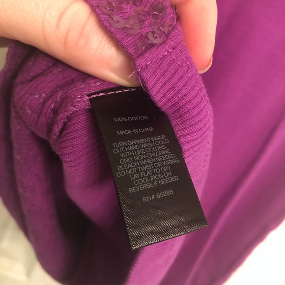 Purple Sequin Tank 💜 - Picture 4 of 4